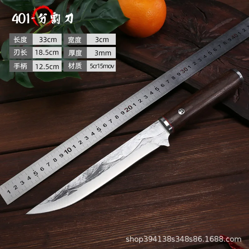 Forged Japan Knives Set Stainless Steel Fish Fillet Peeling Knives BBQ Meat Cutting Cleaver Sushi Chef Knife Boning Knife Fruit