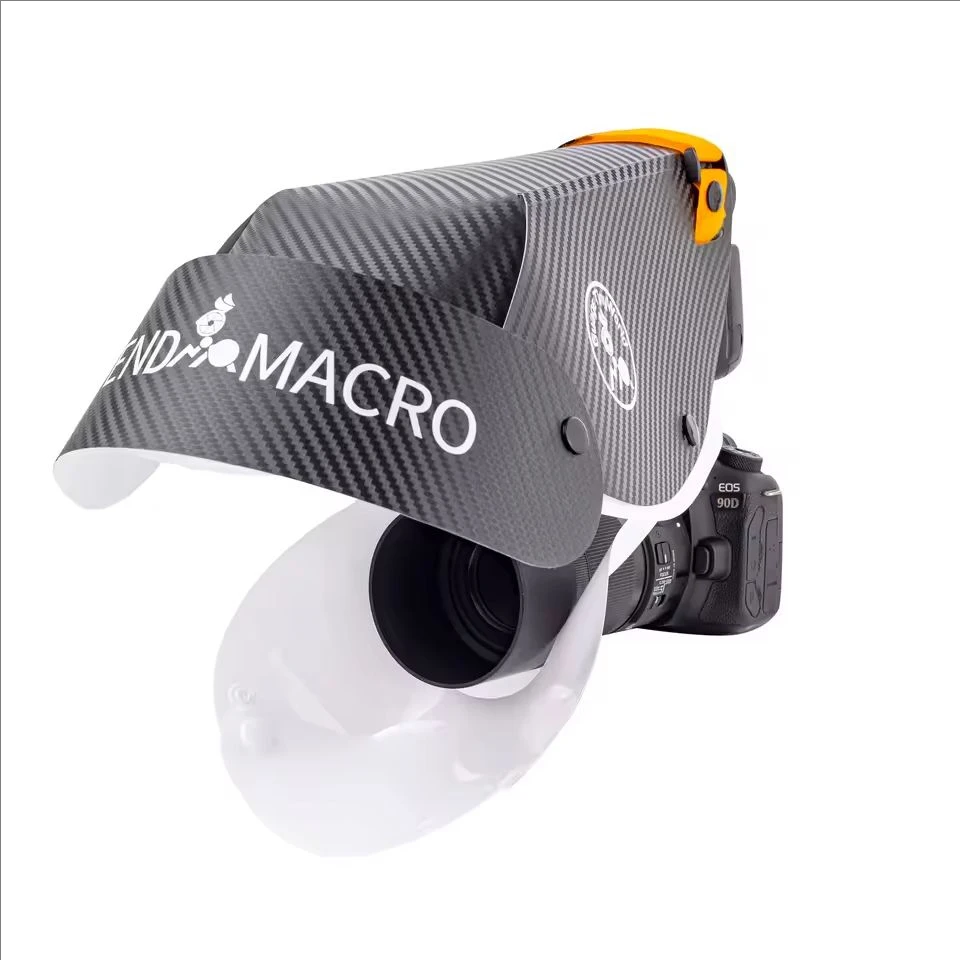 Guage Universal Huf Abdeckung Blitz Diffusor Softbox S/M/L Größe Blitzgerät Reflektor Snoot Kamera Zubehör für Makro Objektiv Shootin – Detail 15