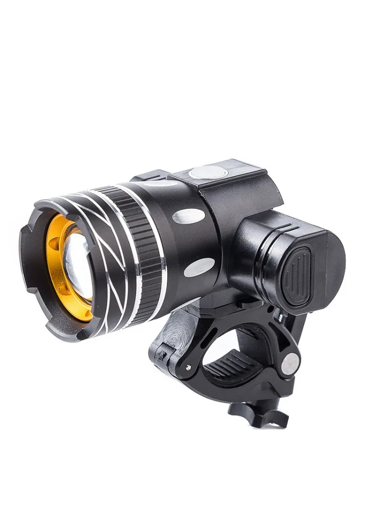 AliExpress NONE 15000LM T6 LED Light Bicycle Accessories Bike Light Set USB Rechargeable Headlight/Flashlight Waterproof Zoomable Cycling Lamp