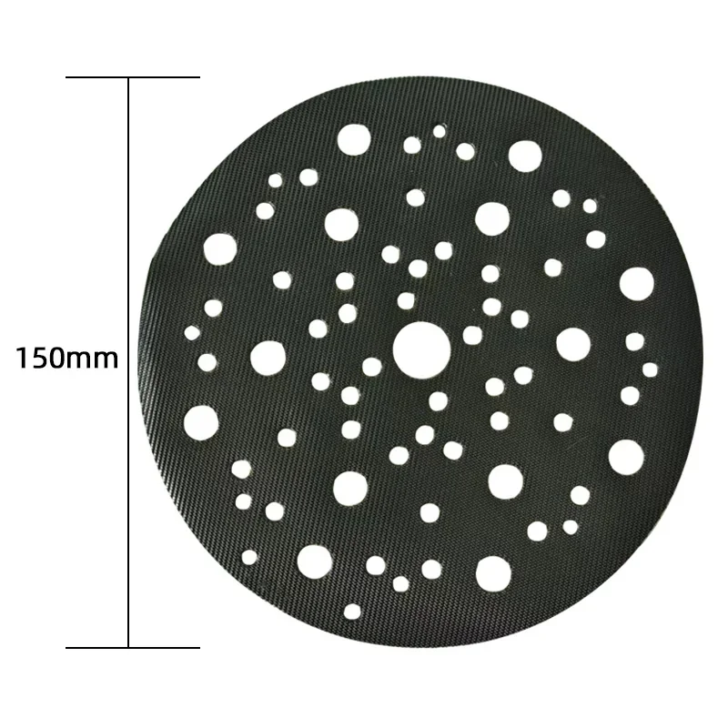 Imagem -03 - Almofadas de Buffer de Interface Ultrafinas para Mirka Lixeira Almofada Abrasiva Auto-adesiva Proteção de Gancho e Loop Pol Furos 150 mm Pcs