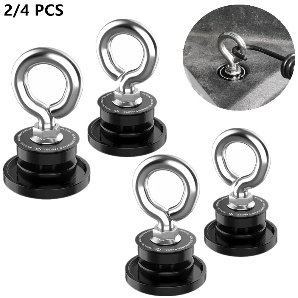 

For Polaris RZR XP 1000 Aluminum Lock Tie Down Anchors UTV Hook Mount For Polaris RZR XP 4 1000/Turbo S UTV Accessories 2/4 Pcs