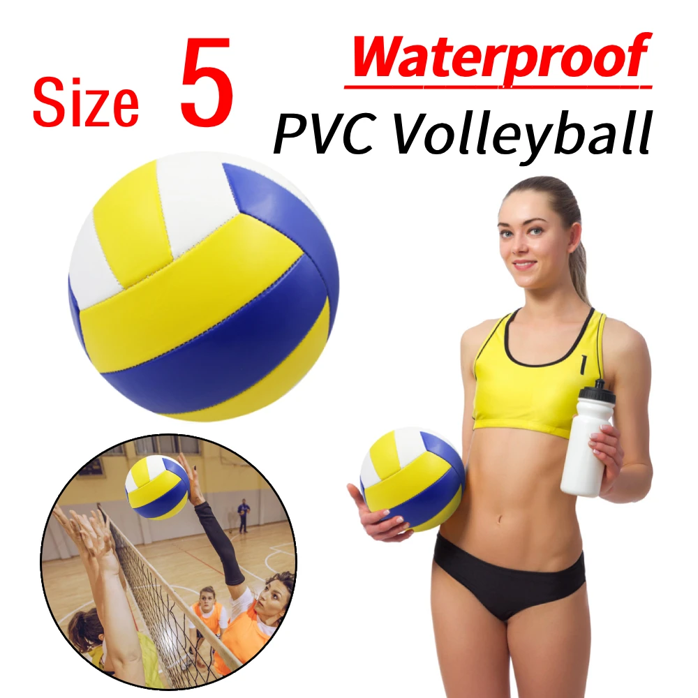 

Size 5 Volleyball Professional Competition Volleyball Waterproof Beach Volleyball Recreational Volleyball for Indoor Outdoor
