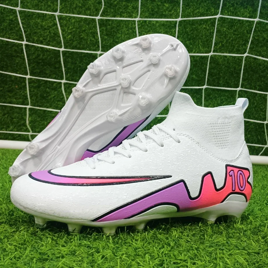 New Football Boots Futsal High Ankle Turf Indoor Sports Training Football Shoes Adult Unisex Professional Cleats Soccer Shoes