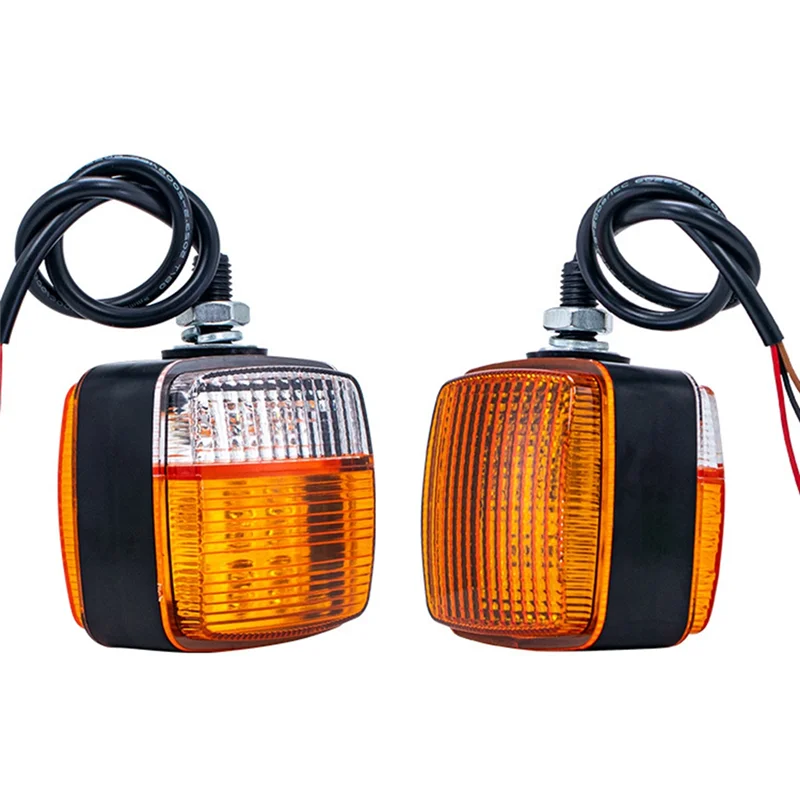 Forklift Turning Light LED Double-Sided Small Light 12V Square Turning Front Light Parking Light Reversing