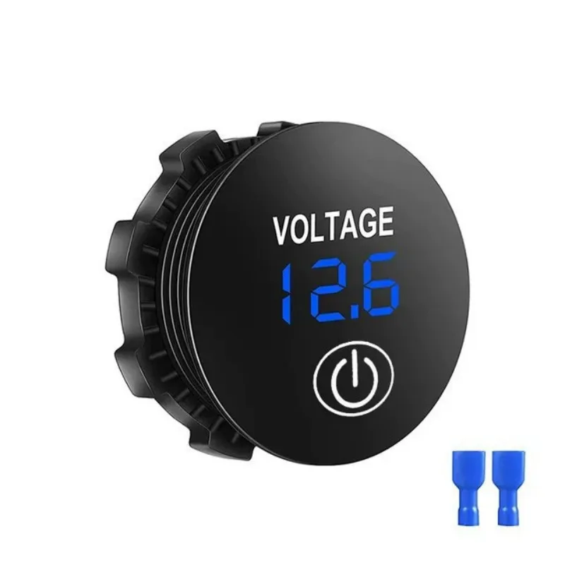 12V LED Digital Voltmeter Waterproof Voltage Gauge Meter Battery Tester with Digital Touch Display Panel for Car Boat Marine NEW