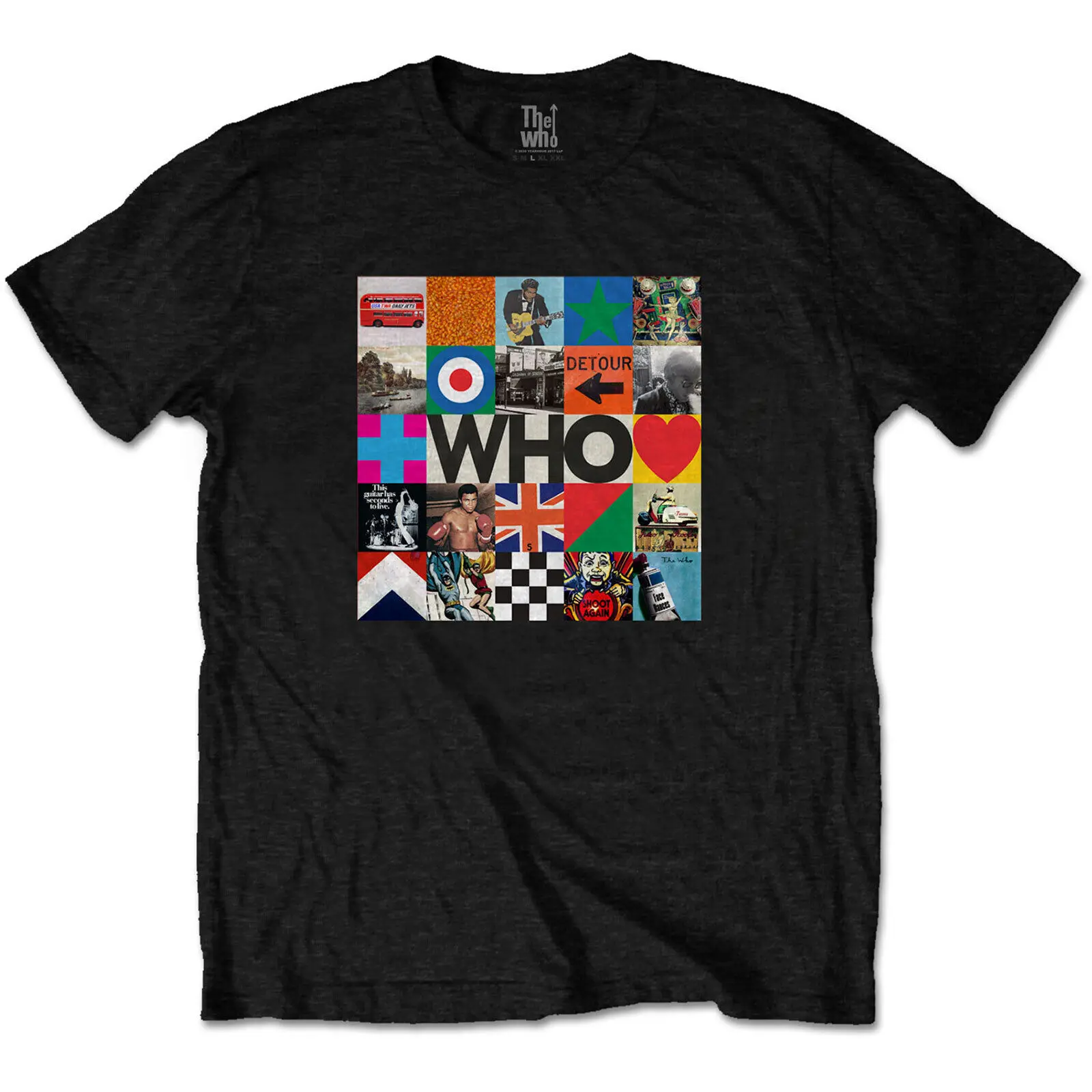 The Who T Shirt 5X5 Blocks