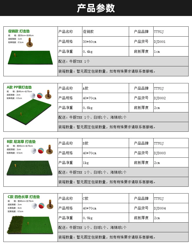Diretamente do fabricante Tapete de greve de golfe, tapete de prática de balanço interno, corte de prática de golfe