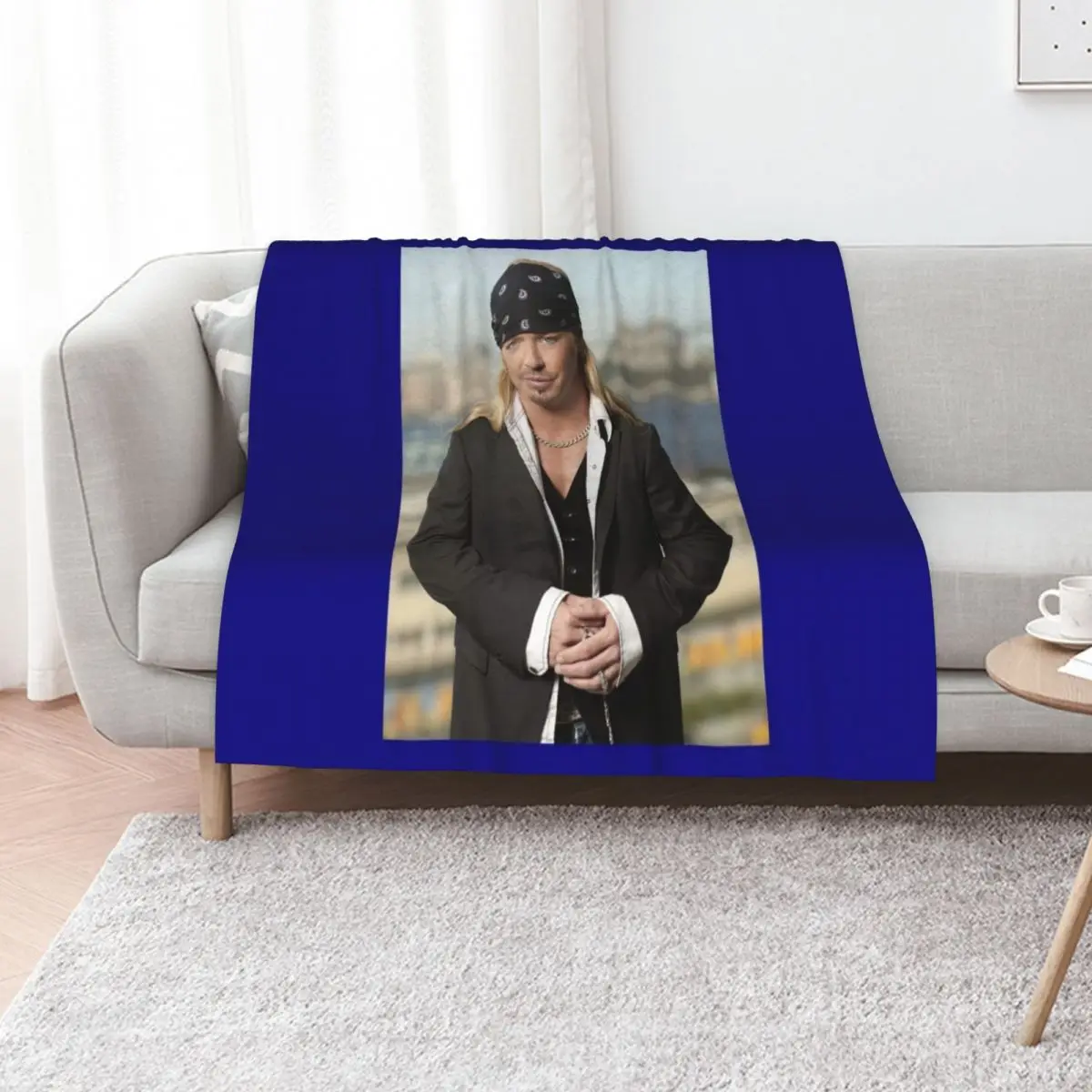 Backwaters lands Bret Michaels Poster Art Design Throw Blanket Stuffeds Decorative Beds Bed covers decorative Blankets