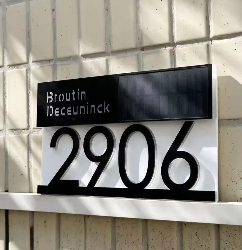 Custom Led House Nu… - image