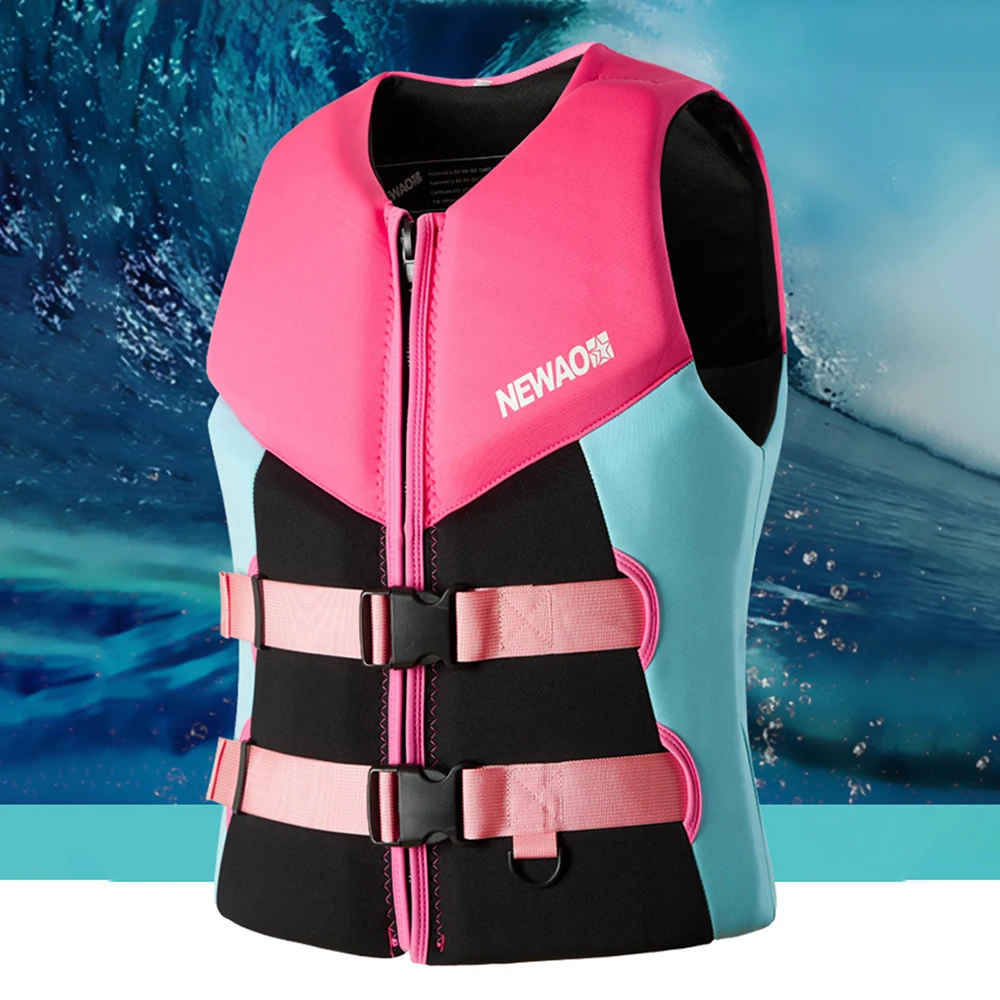 Women Adult Life vest, CE/PPE Certification, Neoprene Jacket, Great For Water Sports -Boating, Jet ski, Paddle surfing,kayak