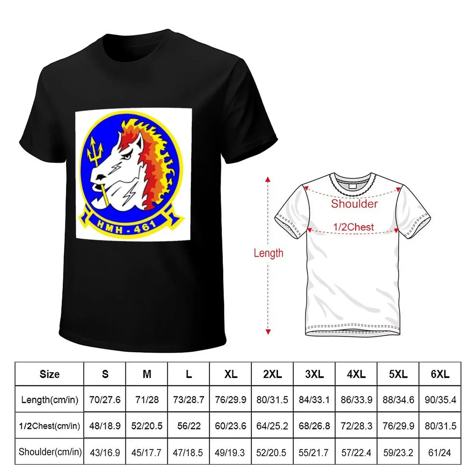 HMH-461Heavy Helicopter Squadron 461 Sticker T-Shirt customs design your own vintage t shirts anime mens big and tall t shirts