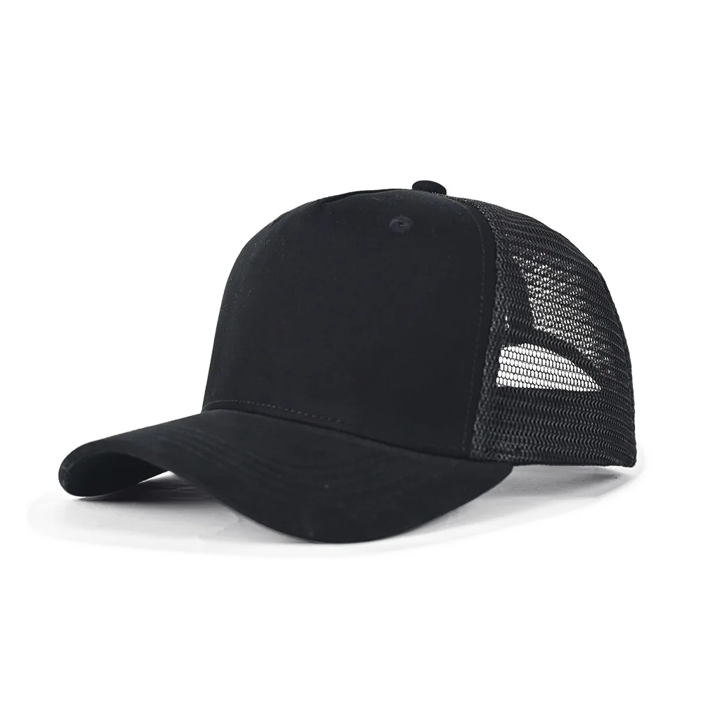 

NO LOGO Baseball Cap Oversized Structured Dad Hats for Big Heads Adjustable Sports Golf Mesh Summer Sun Hat Breathable