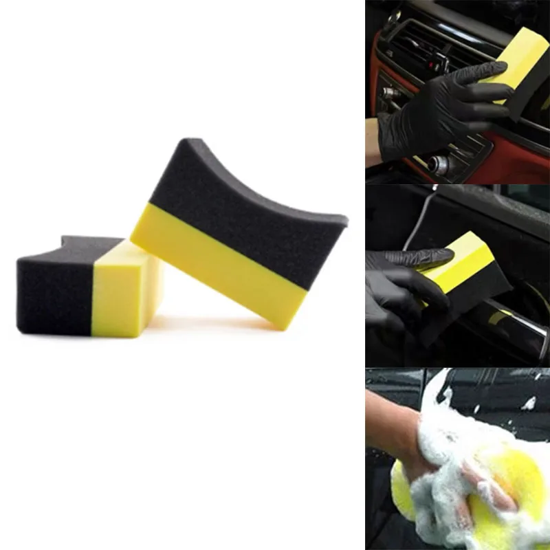 

Tyre Polishing Waxing Sponge Detailing Applicator Sponge Applicator Pads Tire Wash Wipe Cleaning Tool Car Cleaning Brush