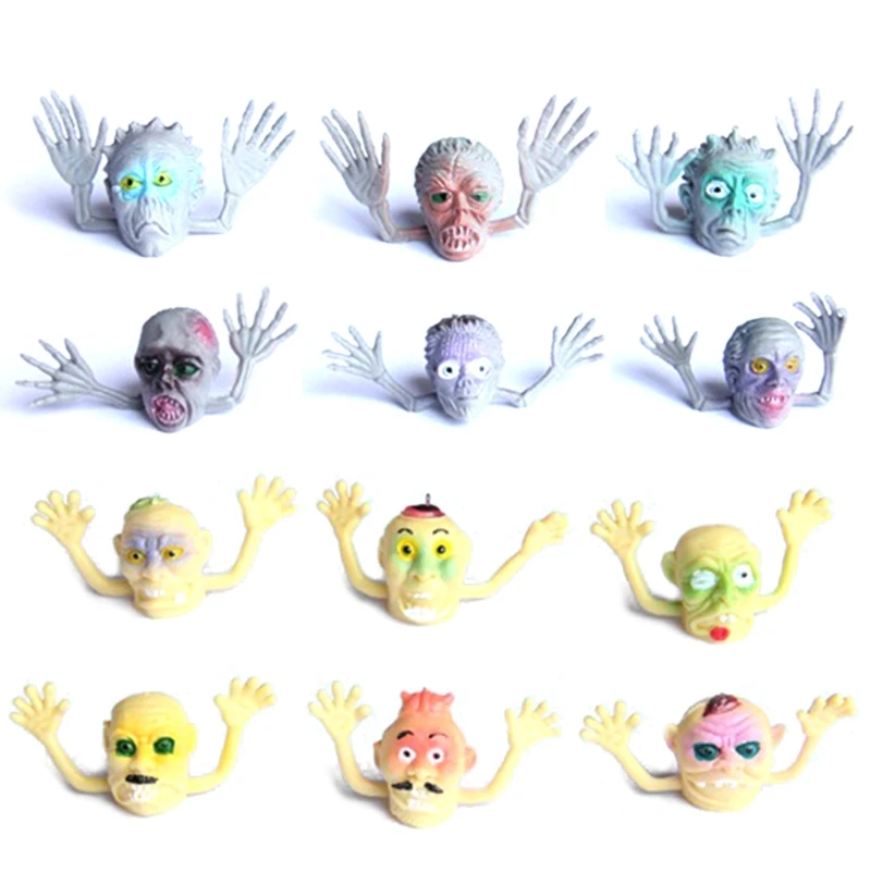 

Skull Finger Puppets for Kids for Play in the Night 6 PCS Kids Favourite Halloween Presents Kids Lovely Present