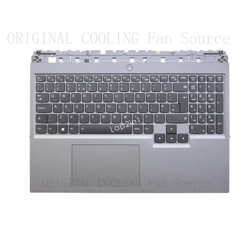 R+  New FOR Lenovo Legion 5 Pro-16ITH6H 5 Pro-16ACH6H UK Backlit Keyboard Palmrest Cover