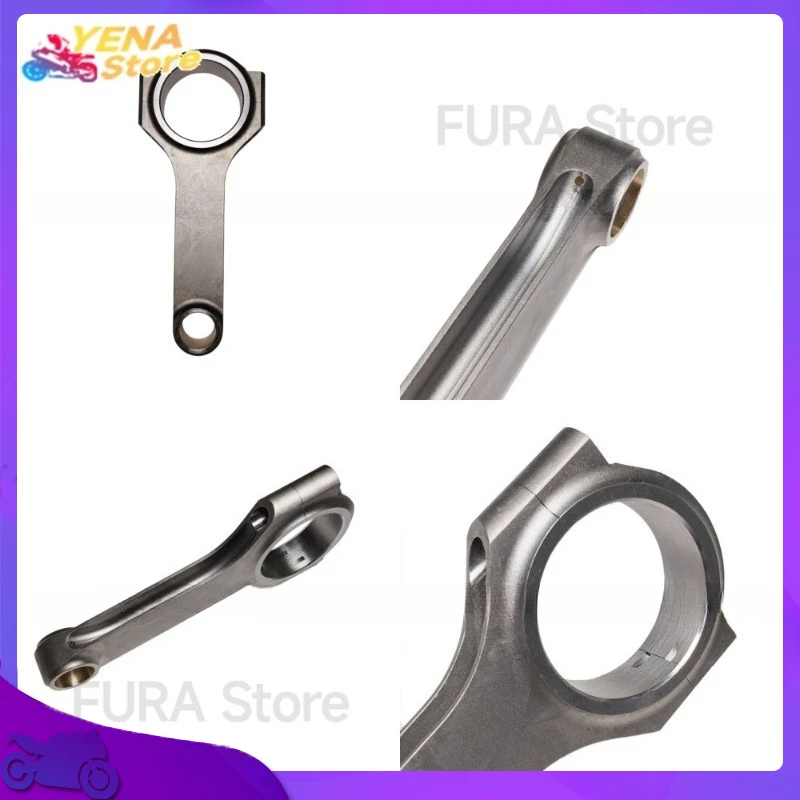 

Forged Connecting Rods H Beam Forged 4340 Steel Applicable to Chevrolet LS LT LS1 LS2 LS3 LS6 LS7 LQ4 LQ9 V8 Engine High