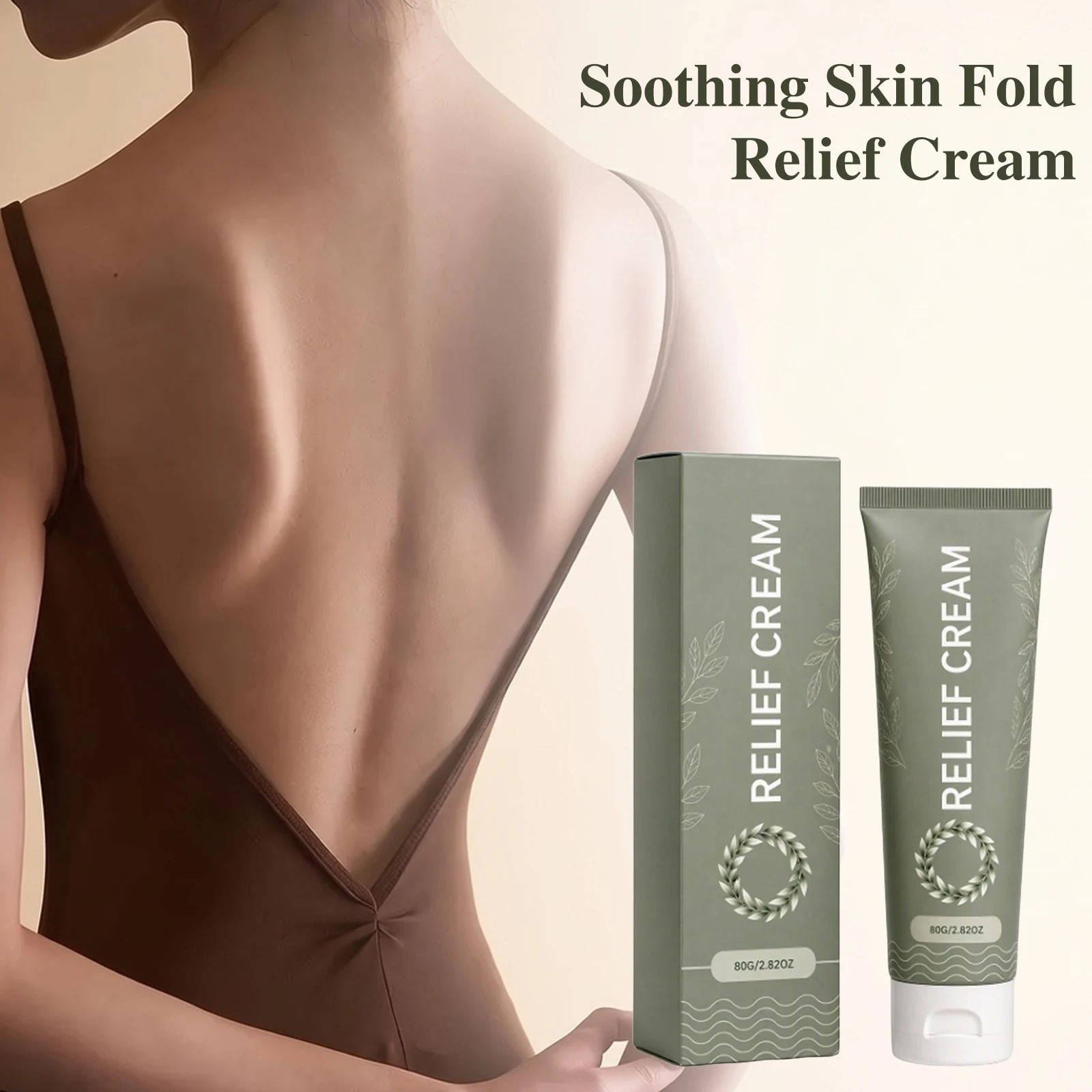 Relief Cream Soothing Skin Fold Reduce Friction Anti Chafing Relieve Itchy Improve Dry Rough Skin Softening Smoothing Skin Care