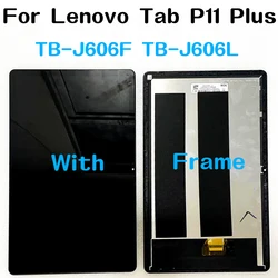 Original with frame Display For Lenovo Tab P11 / P11 Plus TB-J606F J606L  5G J606M N With Touch Screen Digitizer