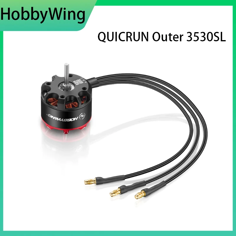 Hobbywing QUICRUN Outer 3530SL Brushless Motor 1700KV 2200KV for 1/10 1/12 RC Car