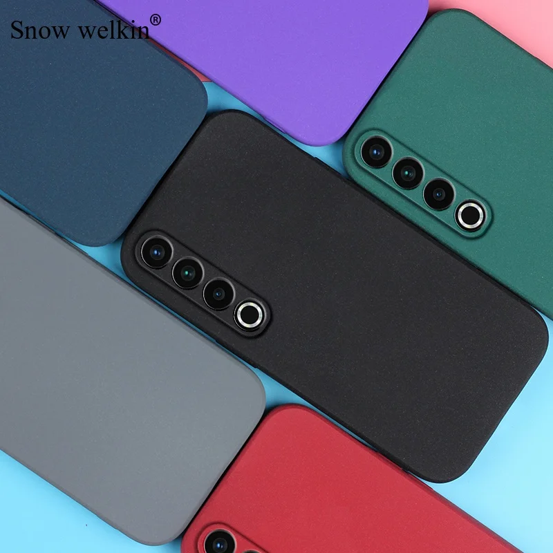 For Meizu 20 Sand Matte Soft Silicon Shockproof Case For Meizu 20 18 18S 17 16 16S 16X 16XS 16T 18X Pro Plus Phone Cases Cover