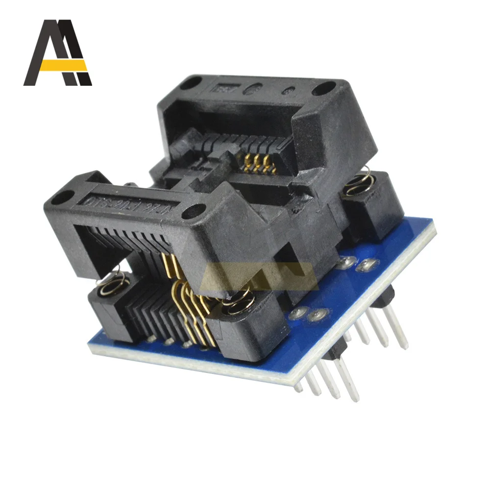 SOP8 To DIP8กว้างที่นั่งกว้าง150mil 200mil Programmer SOP8อะแดปเตอร์ซ็อกเก็ตสีฟ้า/สีเขียวสำหรับ EZP2010 CH341A SO8 Dip 8