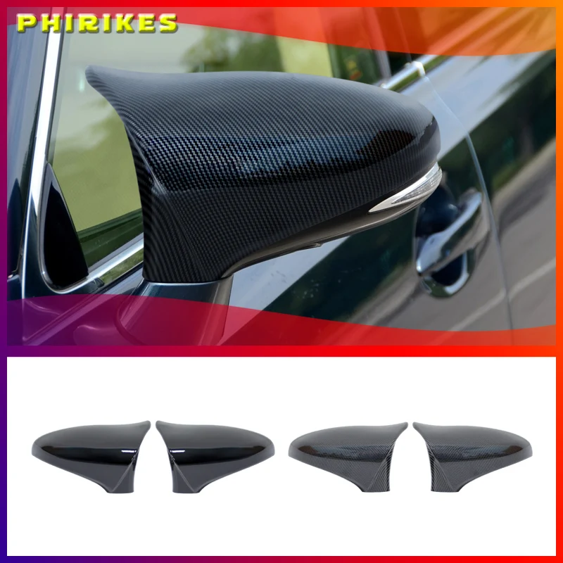 For Lexus ES ES200 ES250 ES260 ES300 ES350 2012-2018 Rearview Mirror Cover Classic Glossy Black Car Decoration Car styling