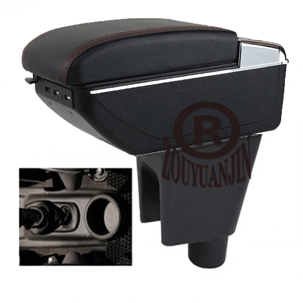 

Подлокотник для Chevrolet Spark III Aveo T200, двухслойный центральный подлокотник с высоким подъемом, держатель для чашки, аксессуары