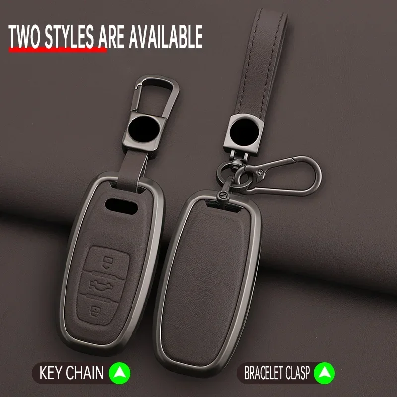 

Alloy Car Folding Smart Key Cover Keychain Suitable For Audi C5 C6 R8 A1 A3 A4 A5 A6 A7 Q3 Q5 Q7 S6 B6 B7 B8 8P 8V 8L TT RS RS3