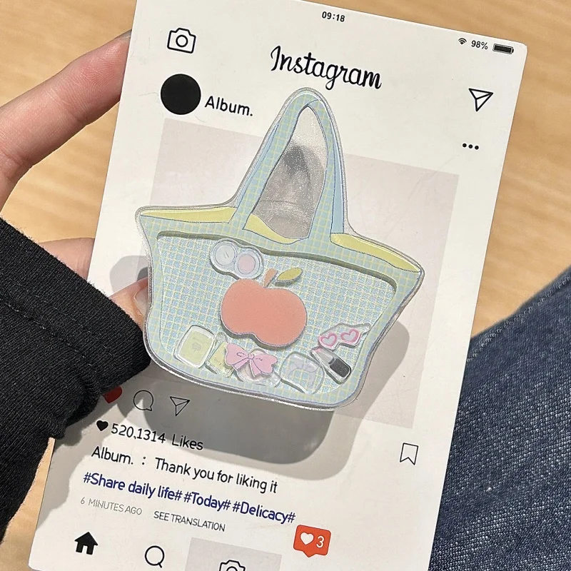 

Корейский мультяшный милый зыбучий песок, встряхивающий кронштейн Griptok для iPhone Griptok Grip Tok, универсальные аксессуары, держатель для телефона, подставка Tok