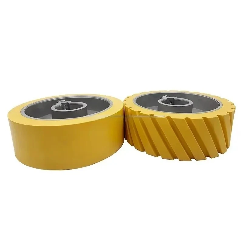 

3pcs Durable Aluminum Core Ruuber Wheel for Woodworking Machinery Accessories