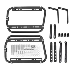 Motorcycle Side Case Support Racks Aluminium Alloy Saddlebag Rack High Load Capacity Support Brackets Motorcycles Accessories