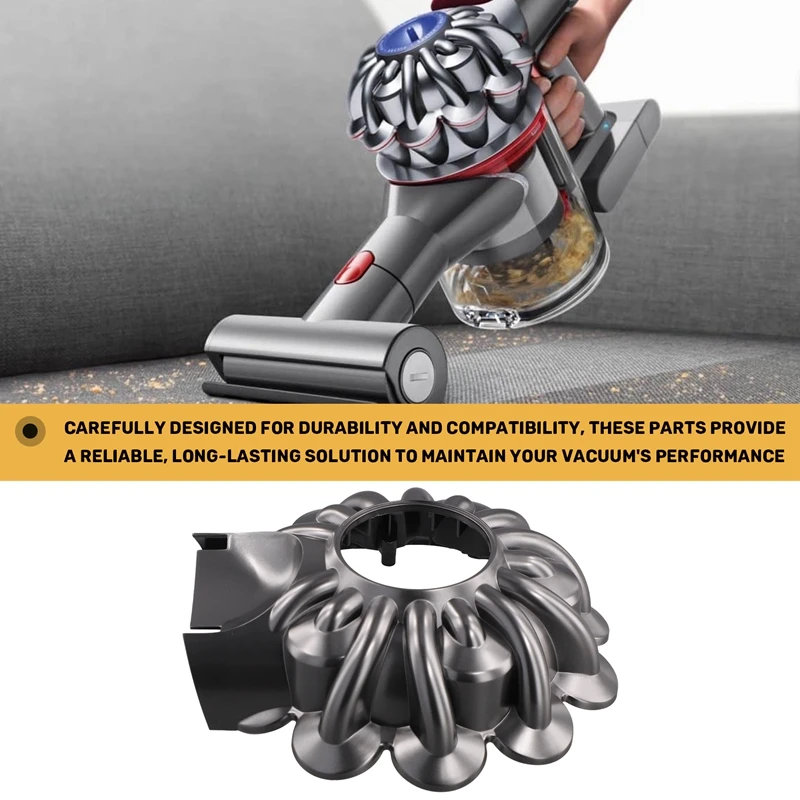 Substituição da tampa para aspirador sem fio Dyson V7 e V8, Universal Cyclone Cover, Restaura as peças de sucção