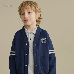 Dave Bella Children's Boy's 2023 Autumn New Fashion Casual Tops Overcoat Cool Outdoors Sports Party DK3236369