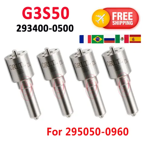 4 PCS ORLTL 디젤 G3S50 인젝터 노즐 팁 2934000500 Denso용 연료 인젝터 노즐 G 3S50 12640381 2950500960 295050 -0960 4 PCS ORLTL 디젤 G3S50 인젝터 노즐 팁 2934000500 Denso용 연료 인젝터 노즐 G 3S50 12640381 2950500960 295050 -0960