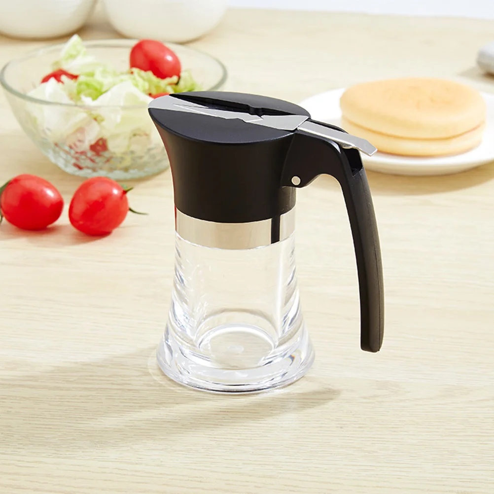 

304 Stainless Syrup Seasoning Pot Condiment Bottle Canister Container Dispenser Dusting