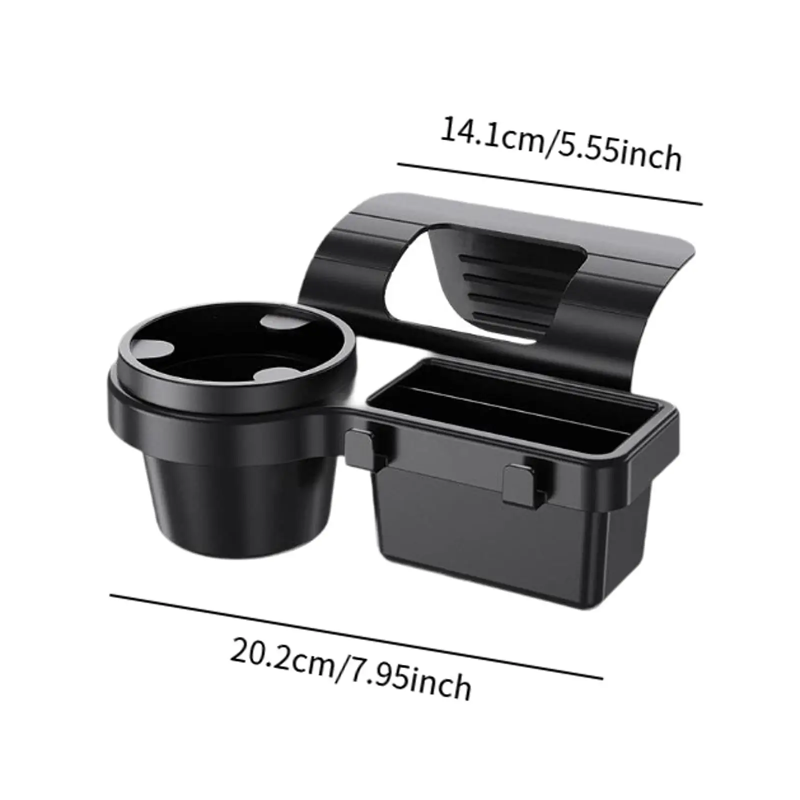 กล่องเก็บของในรถยนต์ กล่องจัดระเบียบภายในรถยนต์ ถาดใส่ของอเนกประสงค์สำหรับของจุกจิก โทรศัพท์มือถือ พวงกุญแจ บัตร