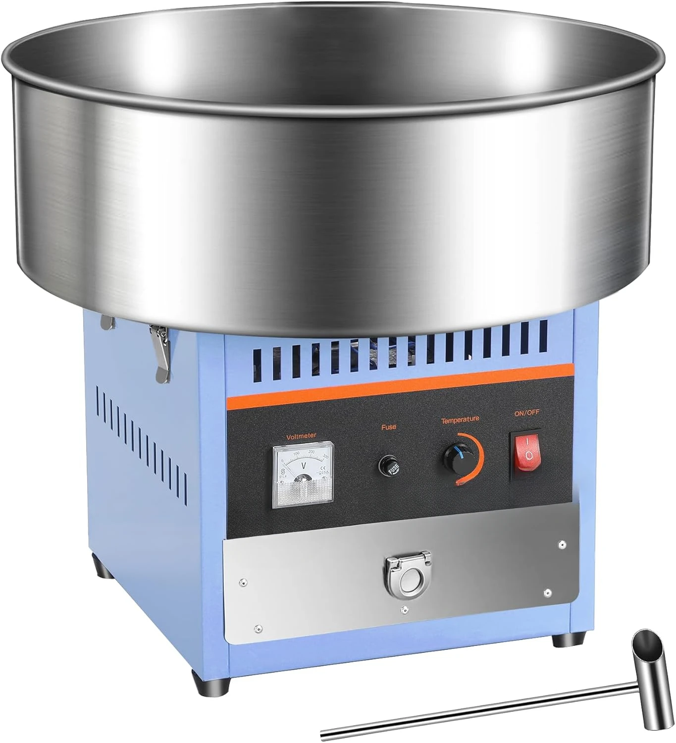 Cotton Candy Machine Commercial, 1000W Electric Cotton Candy Machine, Cotton Candy Maker with Stainless Steel Bowl