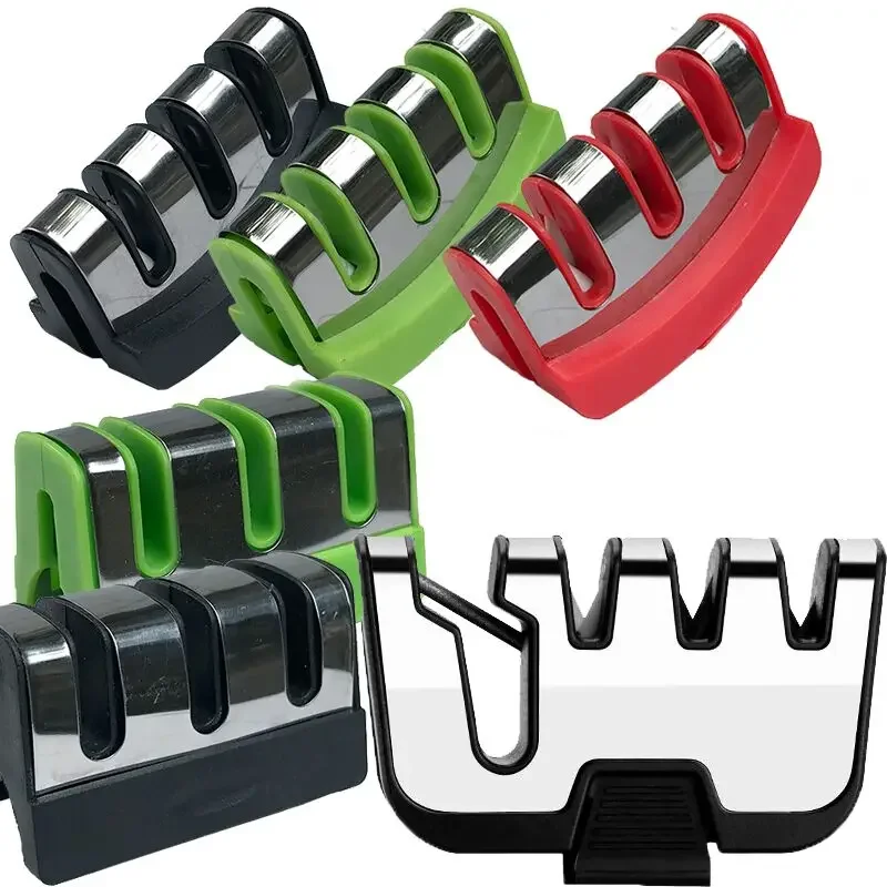 4 IN 1 Replace Sharpener Parts Replaceable Knife Fittings Knife Sharpening Head Ceramic Carbide Kitchen Knife Sharpener