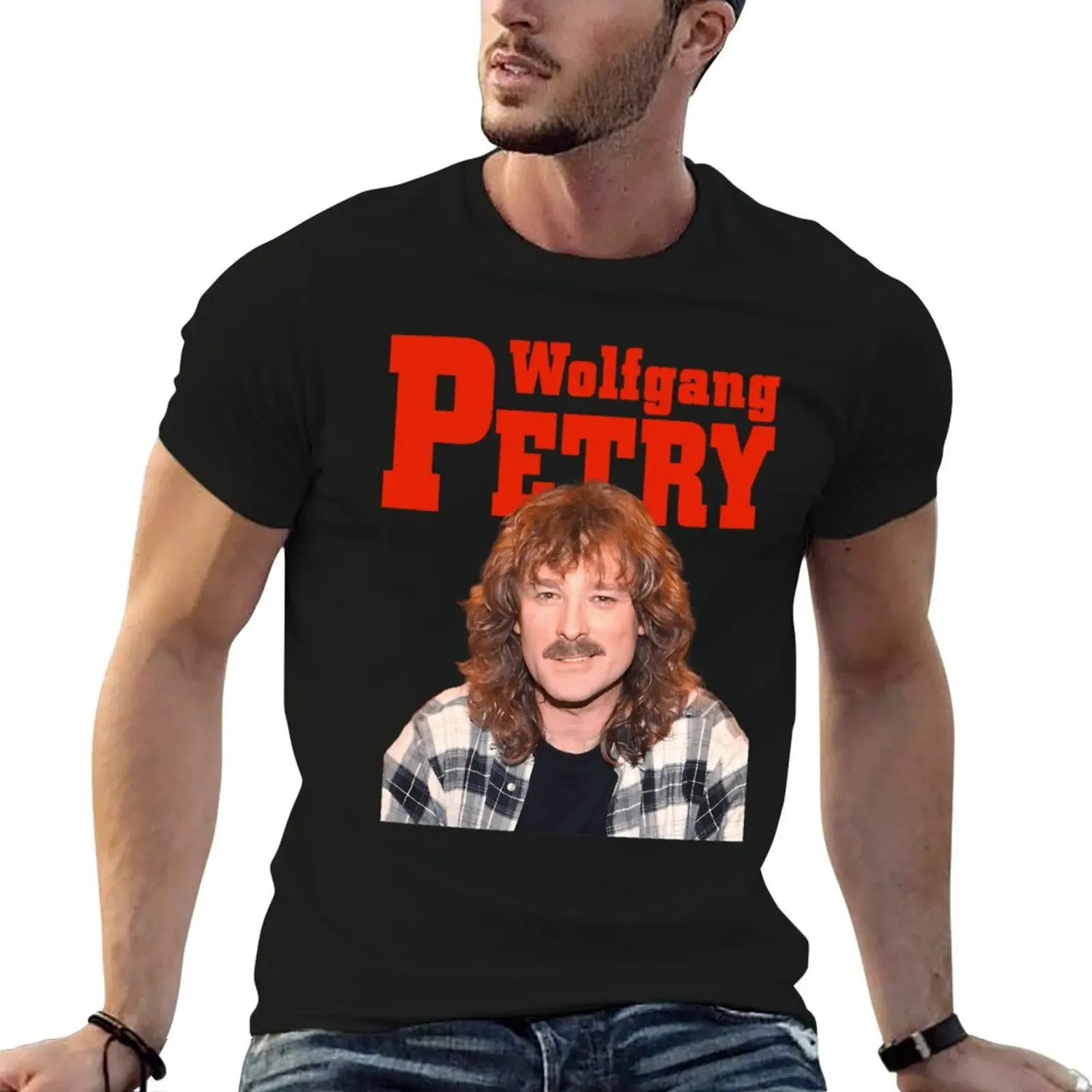 Wolfgang Petry German musician and songwriter T-Shirt Short sleeve tee croswit shirt man vintage clothes tshirts for men