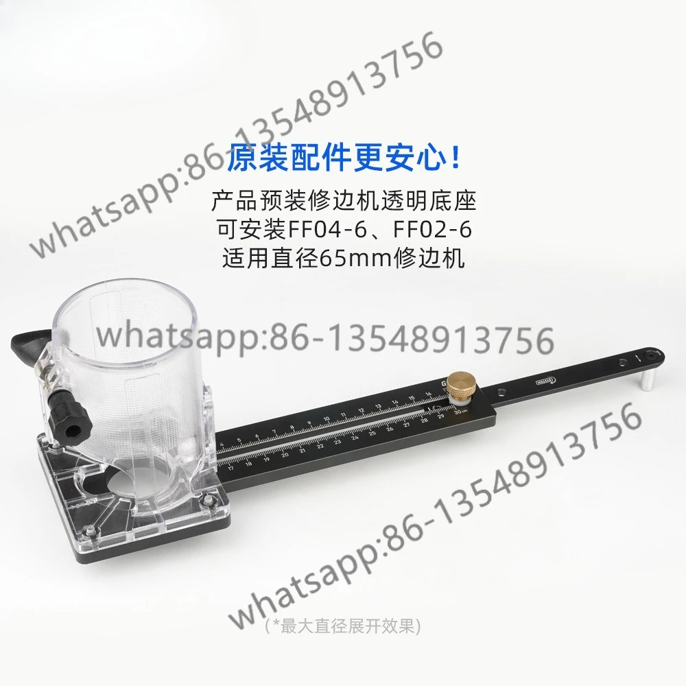 

Woodworking tools, trimming machine accessories, trimming machine milling round tool backer base in stock