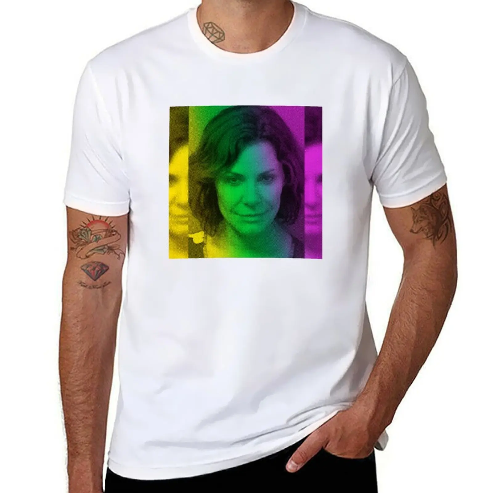 

Luann Rainbow Mugshot - Real Housewives of New York funny stuf T-Shirt man t shirt graphic T-Shirt
