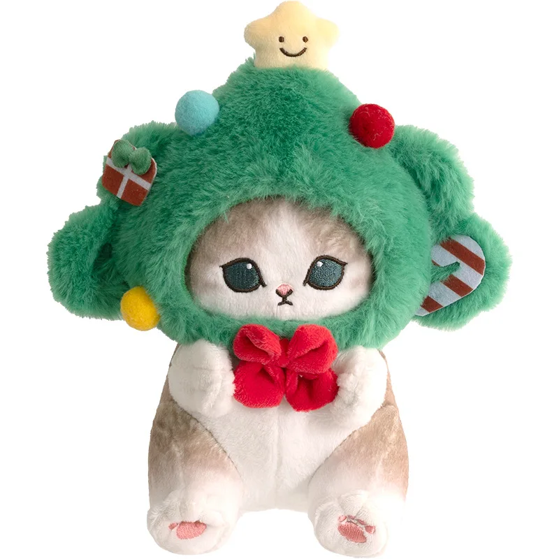 Kawaii 5/8 inch kat knuffels cosplay kerstpop hanger schattige dieren pluche pop meisje student kindercadeau