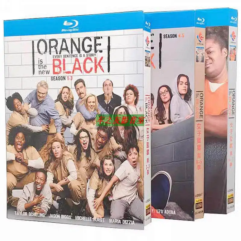

BD Blu-ray High Definition: Американский телесериал «Оранжевый цвет — это новая жизнь» (Orange Is the New Black), сезоны 1-7, двуязычные субтитры, 12-дисковый коллекционный бокс-сет.