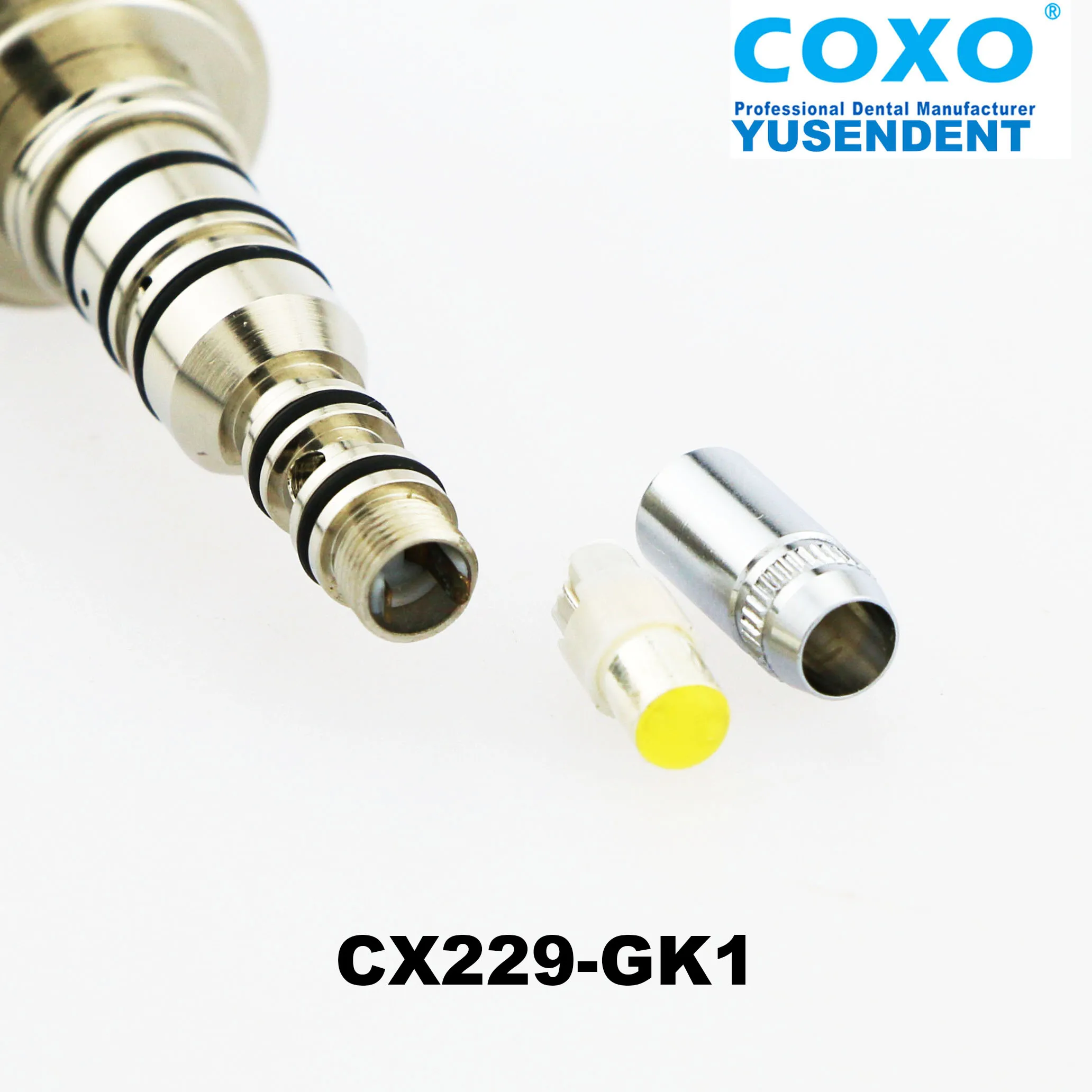 COXO Dental High Speed Handpiece Fiber Optic 6Holes Coupling fits KaVo MULTIflex LED Coupler CX229-GK1