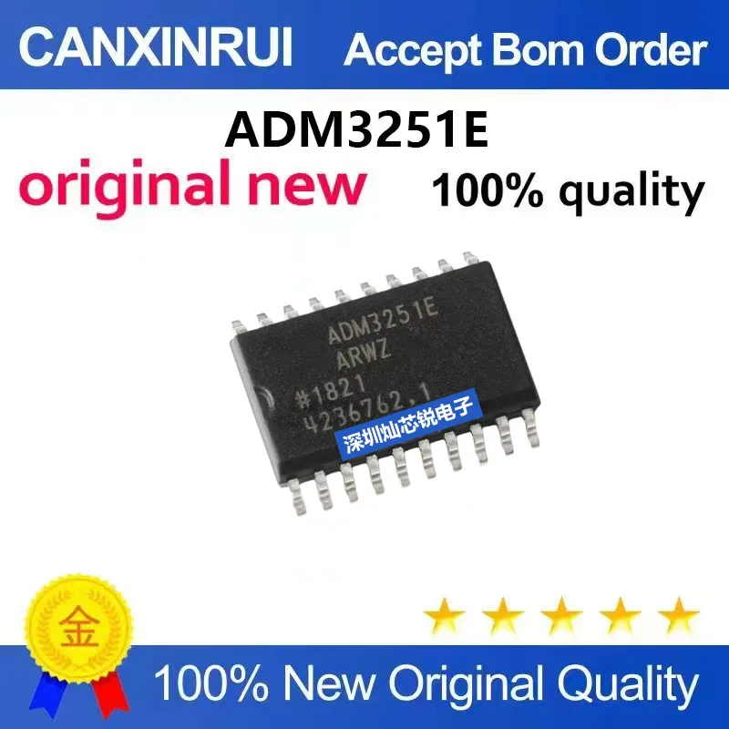 (5-100pieces)Brand new original ADM3251E ADM3251EARWZ SMD SOP20 transceiver integrated chip