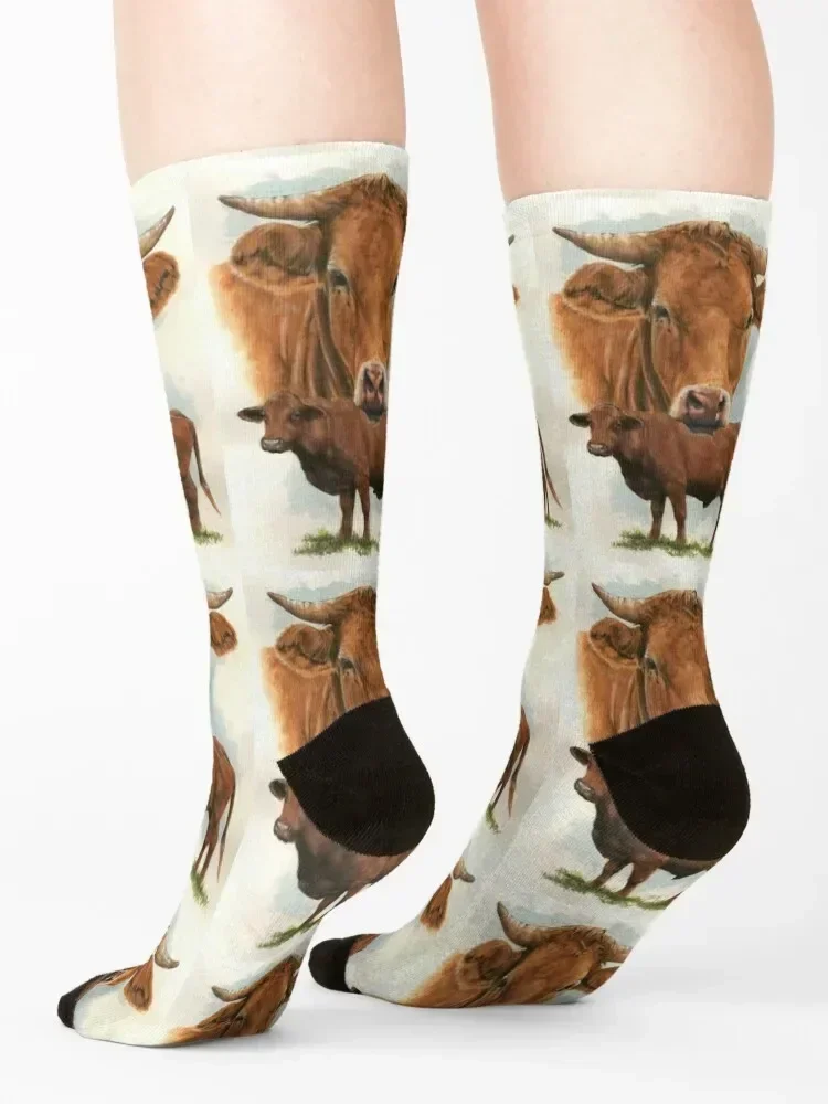 Guernsey Socks golf FASHION gift floral Socks Male Women's