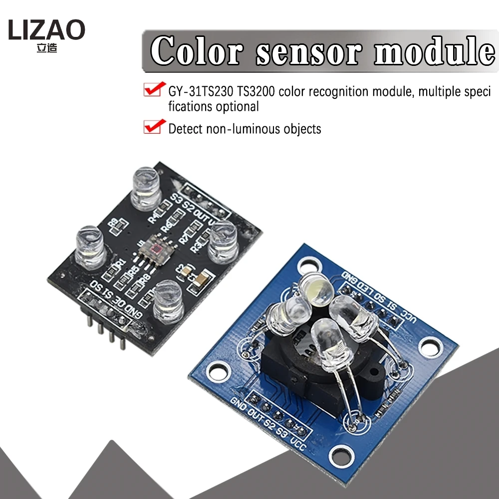 modulo-sensor-de-reconhecimento-de-cores-lizao-gy-31-tcs3200-acessorio-detector-tcs230-para-arduino-mcu