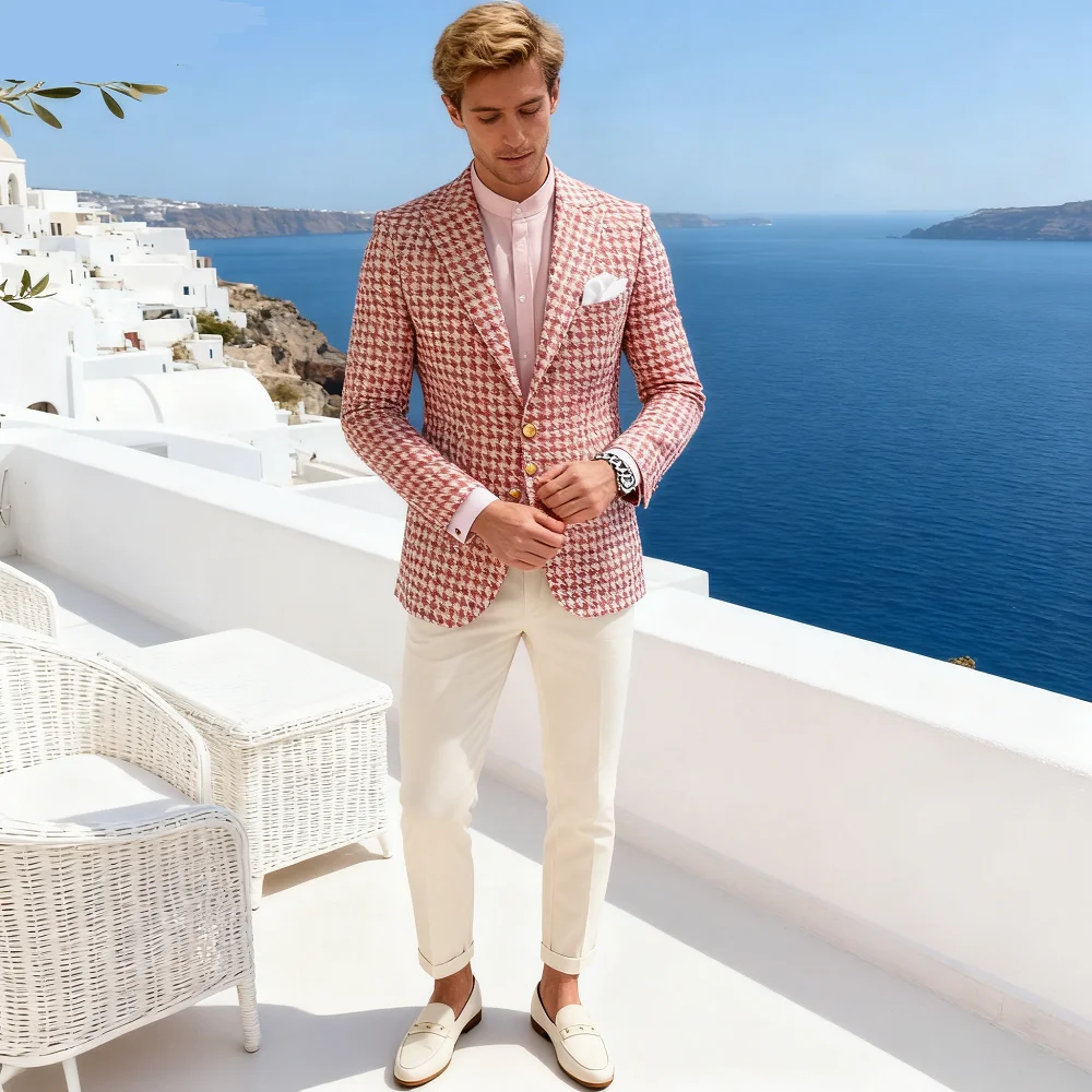 

Women's Vintage Turn-Down Collar Blazer Long Sleeve Fashion Coat with Gold Buttons Office Lady Stylish Outerwear for Party