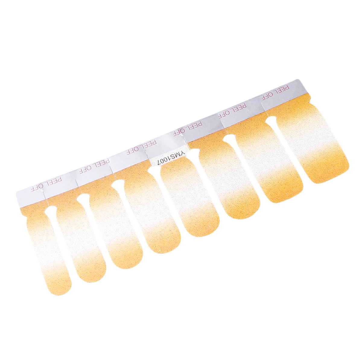 

48pcs Nail Stickers Full Cover Fake Nails Manicure Decoration Party Christmas Halloween Birthday Glitter Gold Gradient Safe