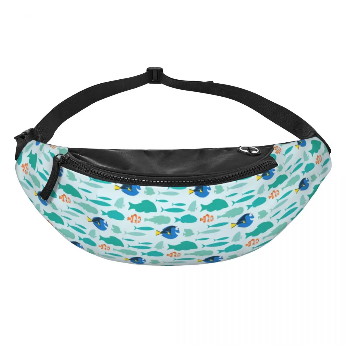 

Поясная сумка-бананка «В поисках Немо» для женщин и мужчин, кроссбоди-сумка для путешествий, походов, телефона и денег